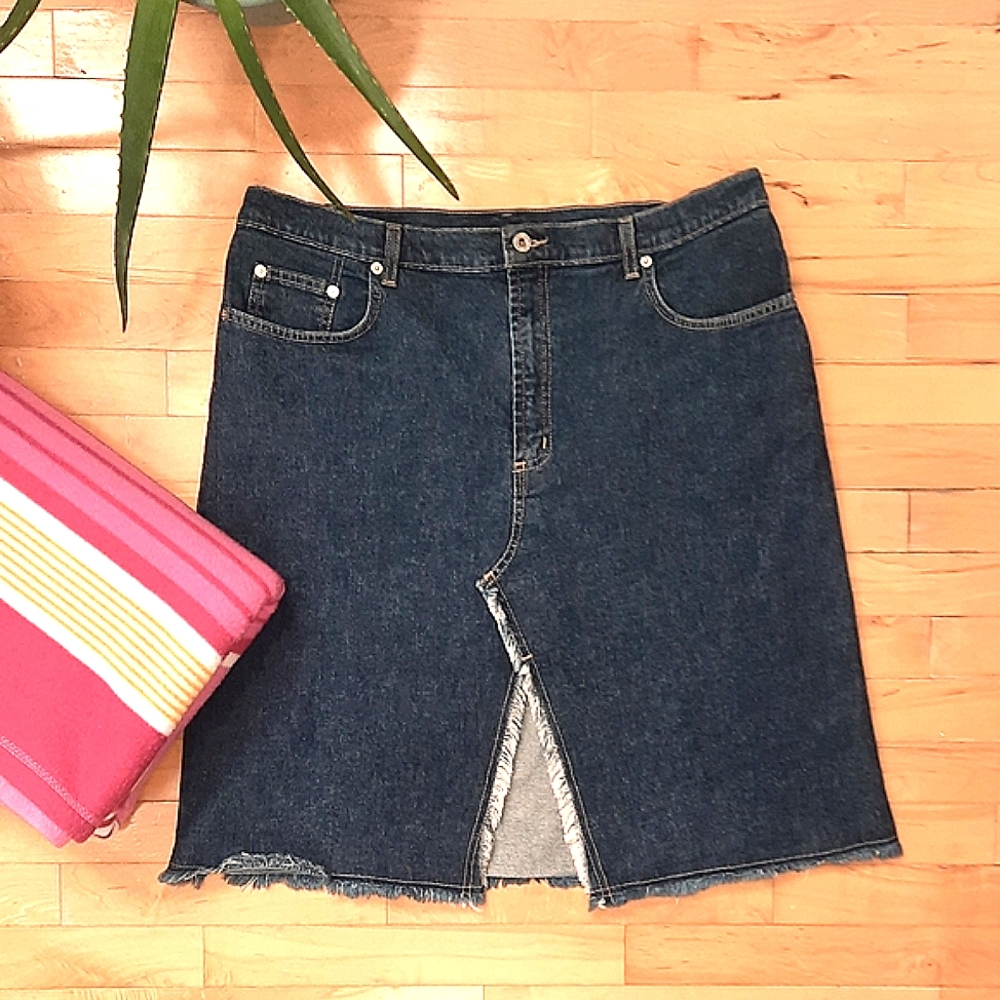 BULLET Blue Jean Skirt, 5 Pockets